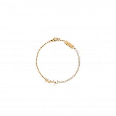 YSL MONOGRANNE CRYSTAL BRACELET 712345Y1526